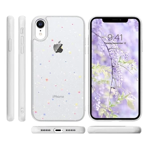 Блискучий чохол із зірками iLoungeMax Glitter Star White для iPhone XR - Фото 2