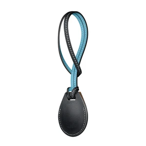 Чехол-петля iLoungeMax Bag Charm Blue Indigo для AirTag OEM (real leather) - Фото 2