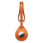 Чохол-петля iLoungeMax Bag Charm Orange для AirTag OEM (real leather)