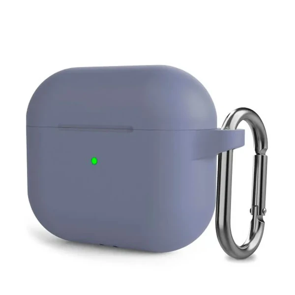 Силіконовий чохол з карабіном iLoungeMax Lavander для AirPods 3 у Вінниці