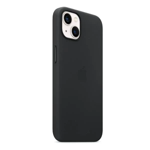 Черный кожаный чехол iLoungeMax Leather Case MagSafe Midnight для iPhone 13 (с поддержкой анимации) OEM - Фото 2