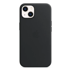 Черный кожаный чехол iLoungeMax Leather Case MagSafe Midnight для iPhone 13 (с поддержкой анимации) OEM  - Фото 1