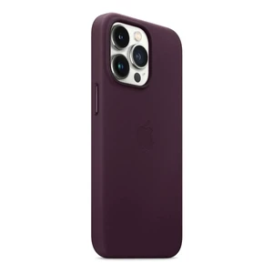 Шкіряний чохол iLoungeMax Leather Case MagSafe Dark Cherry для iPhone 13 Pro (з підтримкою анімації) OEM - Фото 2