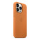 Кожаный чехол iLoungeMax Leather Case MagSafe Golden Brown для iPhone 13 Pro Max (с поддержкой анимации) OEM - Фото 2