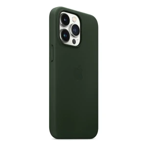 Шкіряний чохол iLoungeMax Leather Case MagSafe Sequoia Green для iPhone 13 Pro (з підтримкою анімації) OEM - Фото 2