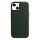 Кожаный чехол iLoungeMax Leather Case MagSafe Sequoia Green для iPhone 13 mini OEM  - Фото 1