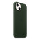 Кожаный чехол iLoungeMax Leather Case MagSafe Sequoia Green для iPhone 13 mini OEM - Фото 2