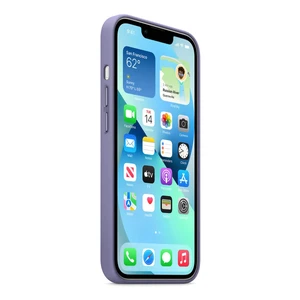 Кожаный чехол iLoungeMax Leather Case MagSafe Wisteria для iPhone 13 (с поддержкой анимации) OEM - Фото 3