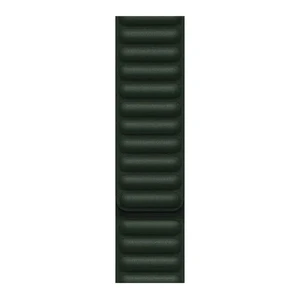 Ремінець iLoungeMax Leather Link Magnetic Sequoia Green для Apple Watch 41mm | 40мм | 38мм (S | M) OEM - Фото 3