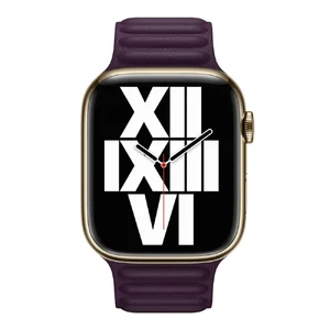 Ремешок iLoungeMax Leather Link Magnetic Dark Cherry для Apple Watch Ultra 49mm | 45mm | 44mm | 42mm (M | L) OEM - Фото 2