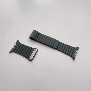 Ремінець iLoungeMax Leather Loop Forest Green для Apple Watch Ultra 49mm | 45mm | 44mm | 42mm  OEM - Фото 4