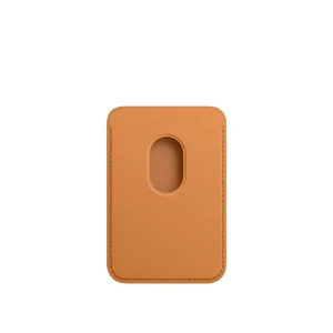 Кожаный чехол-бумажник iLoungeMax Leather Wallet MagSafe Golden Brown для iPhone 15 | 14 | 13 | 12 OEM - Фото 2