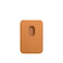 Кожаный чехол-бумажник iLoungeMax Leather Wallet MagSafe Golden Brown для iPhone 15 | 14 | 13 | 12 OEM - Фото 2
