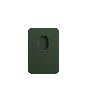 Кожаный чехол-бумажник iLoungeMax Leather Wallet MagSafe Sequoia Green для iPhone 15 | 14 | 13 | 12 OEM - Фото 2