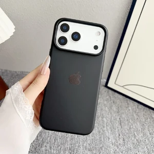 Силіконовий чохол iLoungeMax Liquid Silicone Soft Case Black для iPhone 17 Pro Max