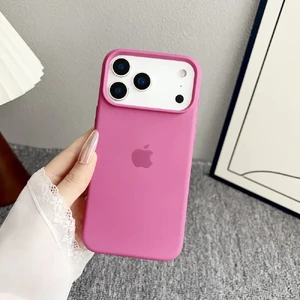 Силіконовий чохол iLoungeMax Liquid Silicone Soft Case Rose Red для iPhone 17 Air