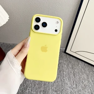 Силіконовий чохол iLoungeMax Liquid Silicone Soft Case Yellow для iPhone 17 Air