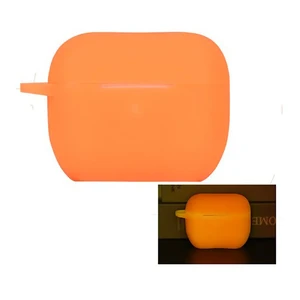 Светящийся силиконовый чехол iLoungeMax Luminous Orange для AirPods 3 - Фото 2