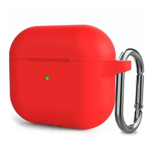 Светящийся силиконовый чехол iLoungeMax Luminous Red для AirPods 3  - Фото 1