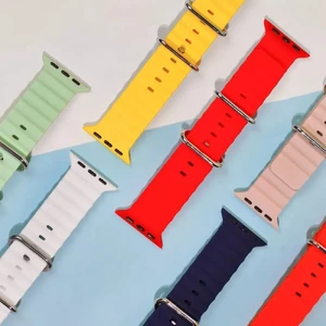 Ремінець iLoungeMax Ocean Band White для Apple Watch Ultra 49mm | 45mm | 44mm | 42mm - Фото 11