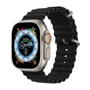 Ремешок iLoungeMax Ocean Band Black для Apple Watch Ultra 49mm | 45mm | 44mm | 42mm