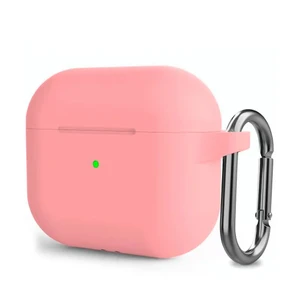 Силиконовый чехол с карабином iLoungeMax Pink для AirPods 3