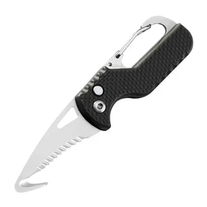 Складаний ніж iLoungeMax Portable Serrated Hook Knife Black