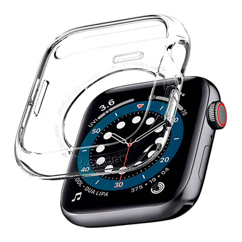 Прозорий чохол TPU iLoungeMax SilicolDots для Apple Watch Series 9 | 8 | 7 45mm в Ужгороді