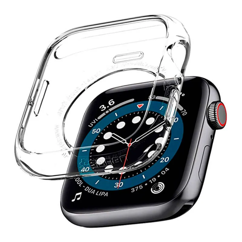Прозрачный чехол TPU iLoungeMax SilicolDots для Apple Watch Series 9 | 8 | 7 45mm в Ивано-Франковске