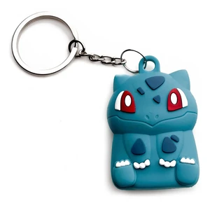 Силиконовый брелок с кольцом iLoungeMax Funny Cartoon Case Bulbasaur для AirTag  - Фото 1