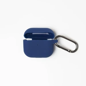 Силиконовый чехол с карабином iLoungeMax Lake Blue для AirPods 3 - Фото 2