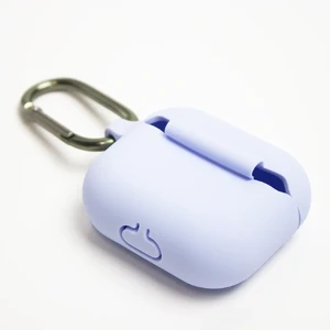 Силіконовий чохол з карабіном iLoungeMax Light Blue для AirPods 3 - Фото 3