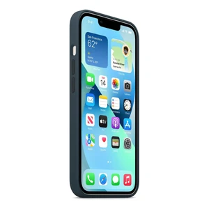 Силиконовый чехол iLoungeMax Silicone Case MagSafe Abyss Blue для iPhone 13 OEM (с поддержкой анимации) - Фото 3