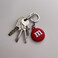 Силиконовый брелок с кольцом iLoungeMax Funny Cartoon Case M&M's Red для AirTag - Фото 3