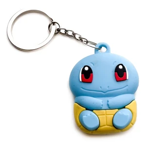 Силіконовий брелок з кільцем iLoungeMax Funny Cartoon Case Squirtle для AirTag  - Фото 1