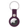 Силиконовый брелок с кольцом iLoungeMax Silicone Keychain Case Purple для AirTag  - Фото 1