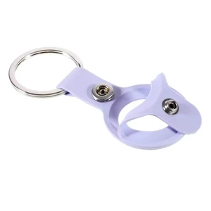 Силіконовий брелок з кільцем iLoungeMax Silicone Keychain Case Lilac для AirTag - Фото 3