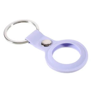 Силіконовий брелок з кільцем iLoungeMax Silicone Keychain Case Lilac для AirTag - Фото 2