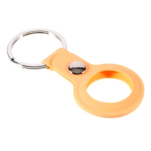 Силіконовий брелок з кільцем iLoungeMax Silicone Keychain Case Peach для AirTag - Фото 2