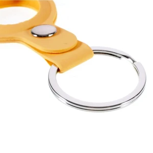 Силіконовий брелок з кільцем iLoungeMax Silicone Keychain Case Peach для AirTag - Фото 4