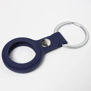 Силиконовый брелок с кольцом iLoungeMax Silicone Keychain Case Blue для AirTag - Фото 6