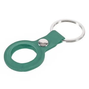 Силіконовий брелок з кільцем iLoungeMax Silicone Keychain Case Green для AirTag - Фото 2
