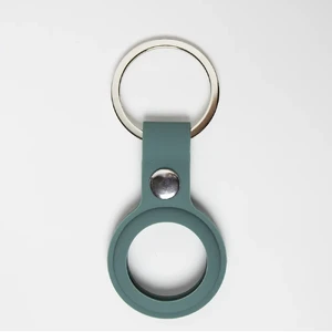 Силіконовий брелок з кільцем iLoungeMax Silicone Keychain Case Green для AirTag - Фото 5