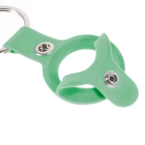 Силиконовый брелок с кольцом iLoungeMax Silicone Keychain Case Mint для AirTag - Фото 2