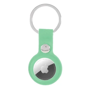 Силиконовый брелок с кольцом iLoungeMax Silicone Keychain Case Mint для AirTag  - Фото 1