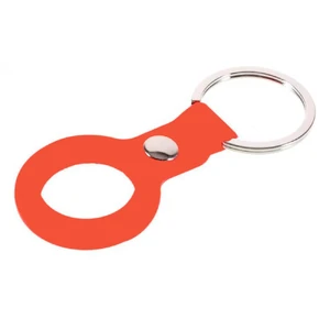 Силиконовый брелок с кольцом iLoungeMax Silicone Keychain Case Red для AirTag - Фото 2