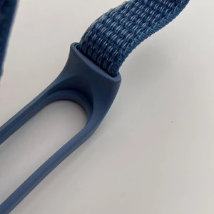 Нейлоновий ремінець iLoungeMax Sport Loop Blue для Xiaomi Mi Band 5 | 6 - Фото 4