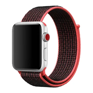 Ремінець iLoungeMax Sport Loop Crimson Black для Apple Watch 45mm 44mm | 42mm Series  OEM  - Фото 1