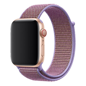 Купить Ремешок iLoungeMax Sport Loop Lilac для Apple Watch 45mm | 44mm | 42mm Series SE | 7 | 6 | 5 | 4 | 3 | 2 | 1 OEM