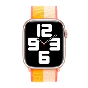 Ремінець iLoungeMax Sport Loop Maize | White для Apple Watch 41mm | 40mm | 38mm Series  OEM - Фото 2